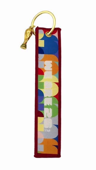 FIFA World Cup 2026 Webbing Keychain with 3D Trophy