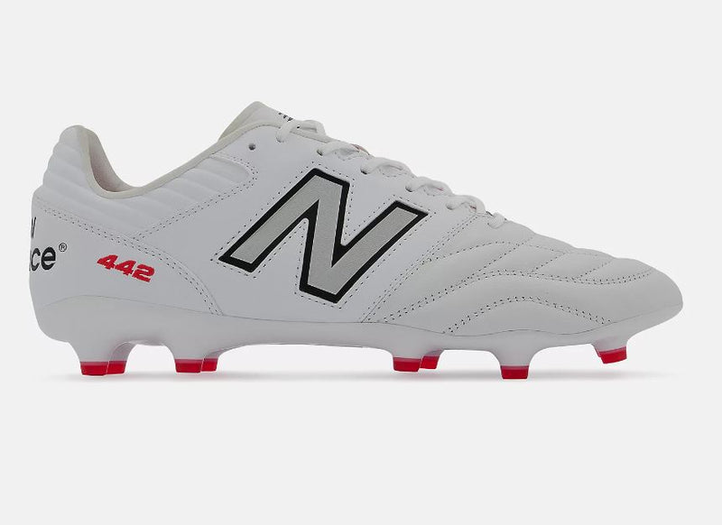 Load image into Gallery viewer, New Balance 442 V2 Pro FG White Silver Red
