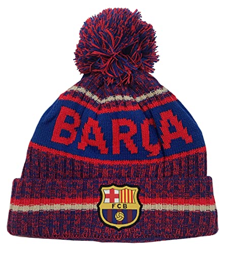 FC Barcelona Identity Team Pom Beanie Blue