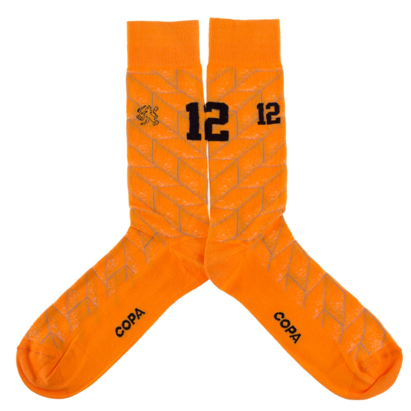 Load image into Gallery viewer, Copa Holland 1988 Orange Retro Socks
