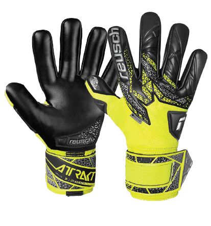 Reusch Attrakt Silver NC Finger Support Goalkeeper Gloves