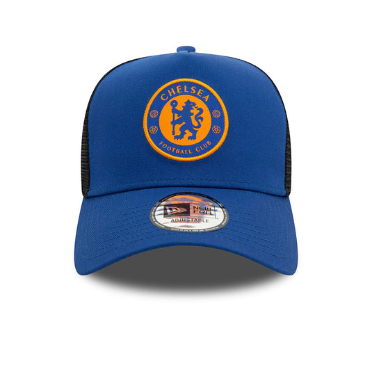 Chelsea FC  New Era 9Forty Trucker Hat Blue