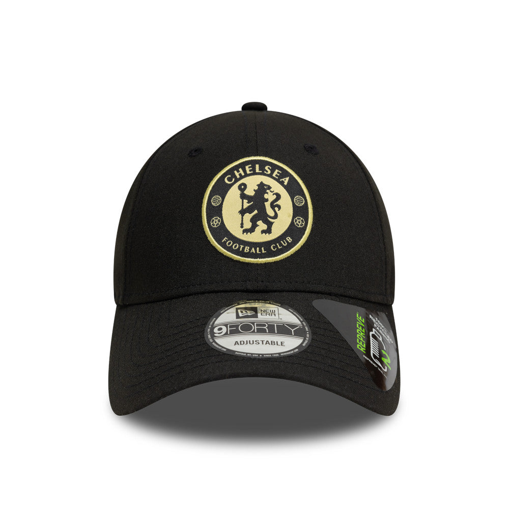 Chelsea F.C. New Era 9Fourty Club Crest Hat Black