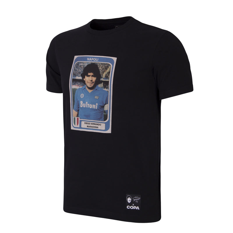 Load image into Gallery viewer, Copa Maradona x COPA Napoli Football Sticker T-Shirt
