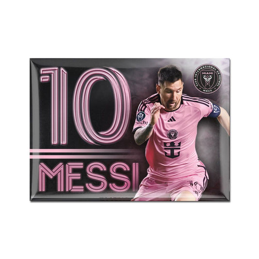 Wincraft Inter Miami CF Metal Magnet 2.5" x 3.5" Lionel Messi