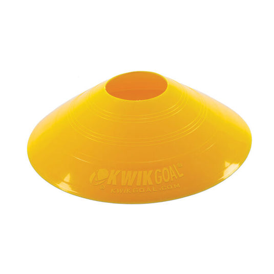 Kwik Goal Set of 25 Disc Cones Yellow