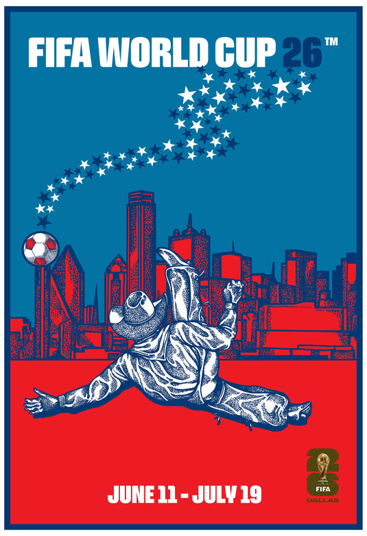 FIFA World Cup 2026™ – Dallas 16x24 Poster (Officially Licensed)