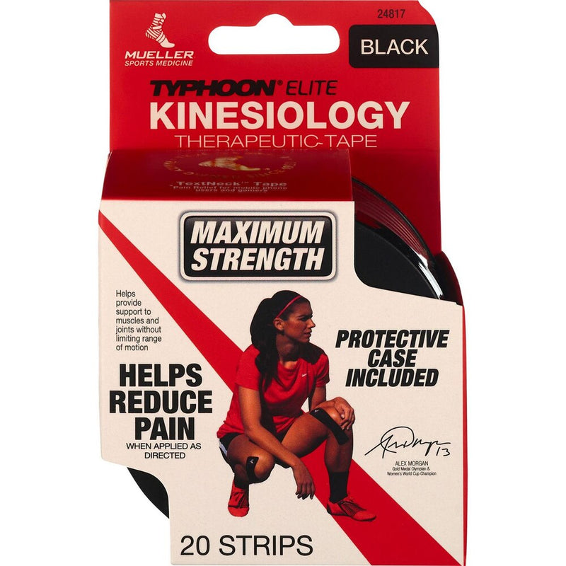 Load image into Gallery viewer, Mueller Typhoon Elite Kinesiology Tape Black
