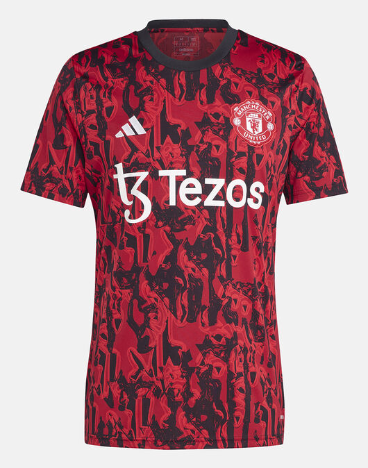 adidas Youth Manchester United Pre-Match Jersey 23/24