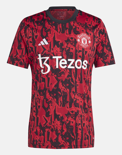 : adidas Men's 22/23 Manchester United Pre-Match Jersey