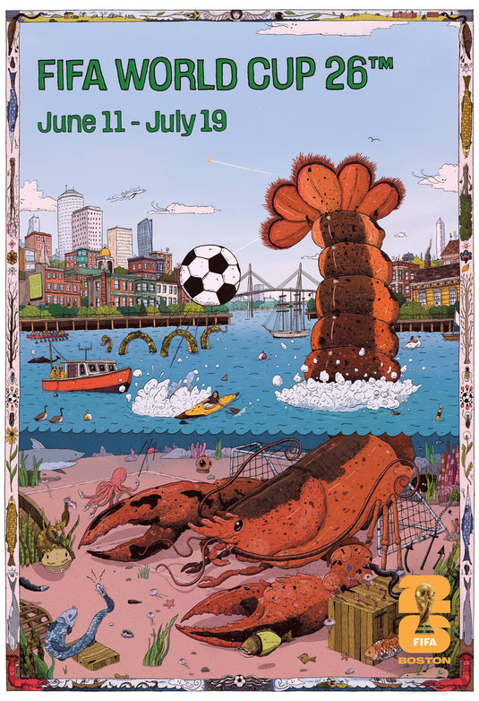 FIFA World Cup 2026™ – Boston 16x24 Poster (Officially Licensed)