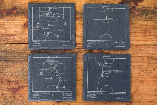 Greatest Liverpool Plays: Slate Coasters (Set of 4)