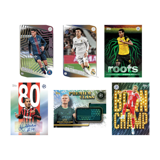 2025-26 Topps UEFA Club Competitions Flagship Cards Value Box