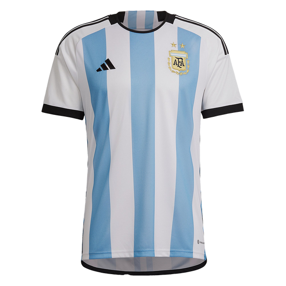 adidas Youth Argentina Home World Cup 2022 Jersey