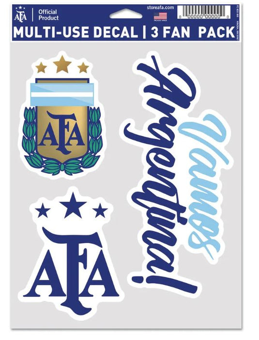 Argentina Multi Use Stickers 3-Pack
