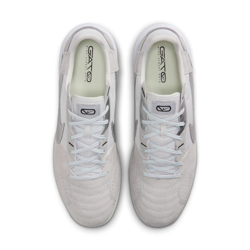 Load image into Gallery viewer, Nike Streetgato Indoor Soccer Futsal Shoes Silver
