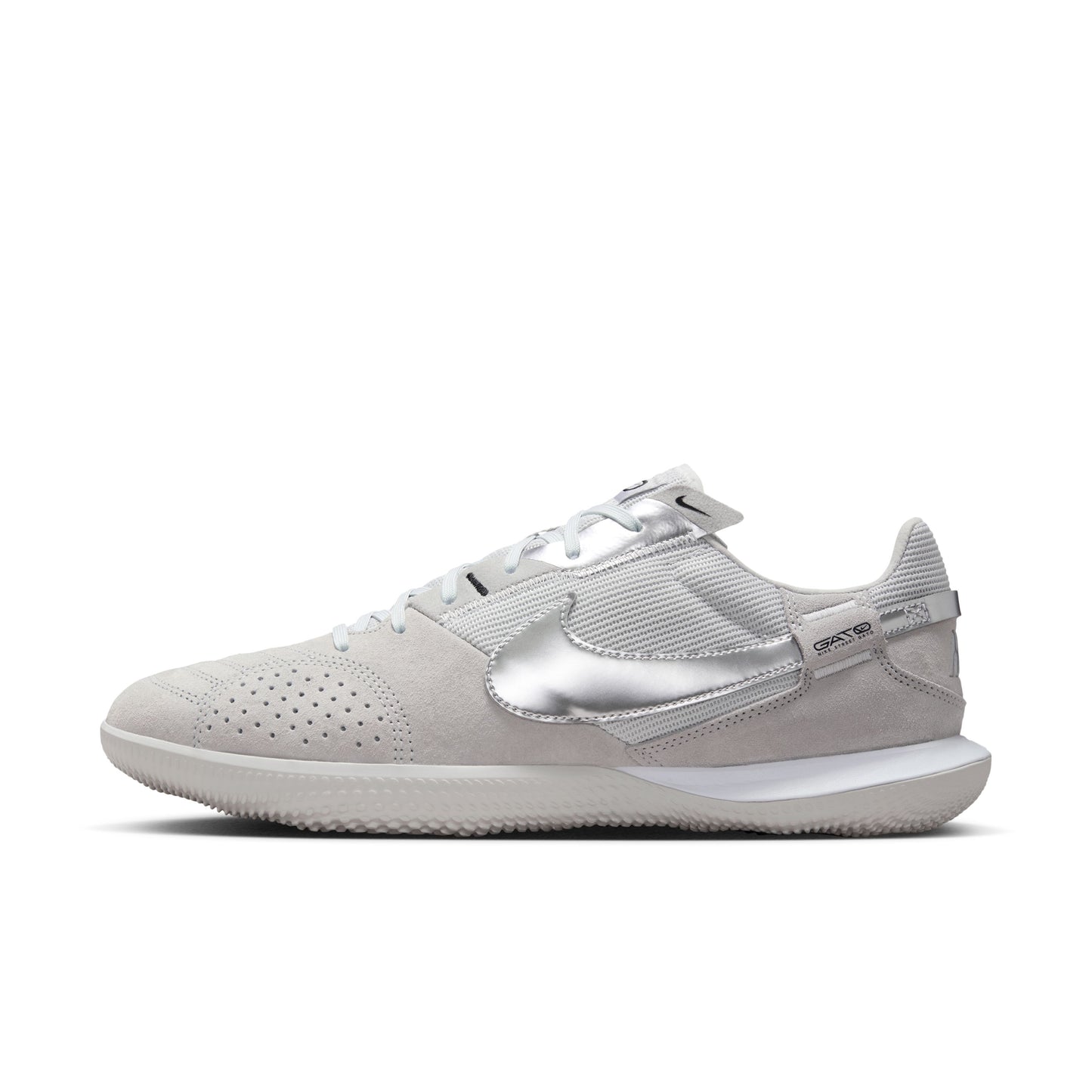 Nike Streetgato Indoor Soccer Futsal Shoes Silver