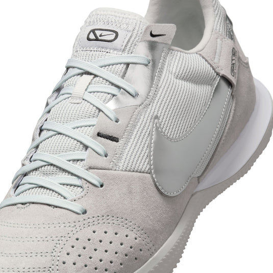 Nike Streetgato Indoor Soccer Futsal Shoes Silver