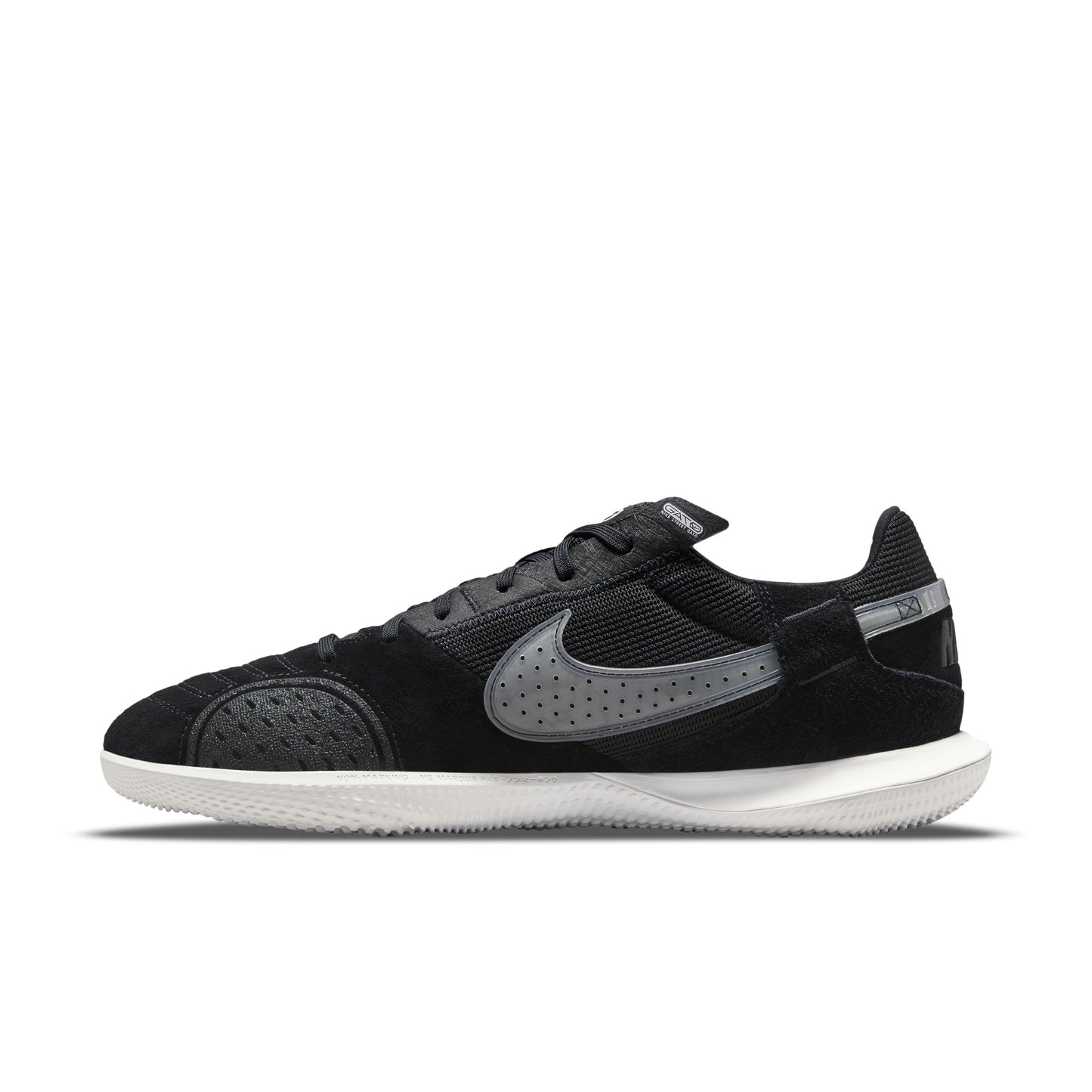 Nike Streetgato Indoor Soccer Futsal Shoes  Black White