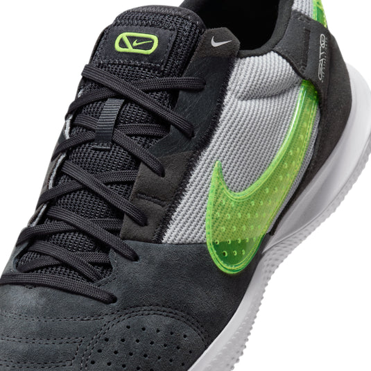 Nike Streetgato Indoor Soccer Futsal Shoes Black Volt