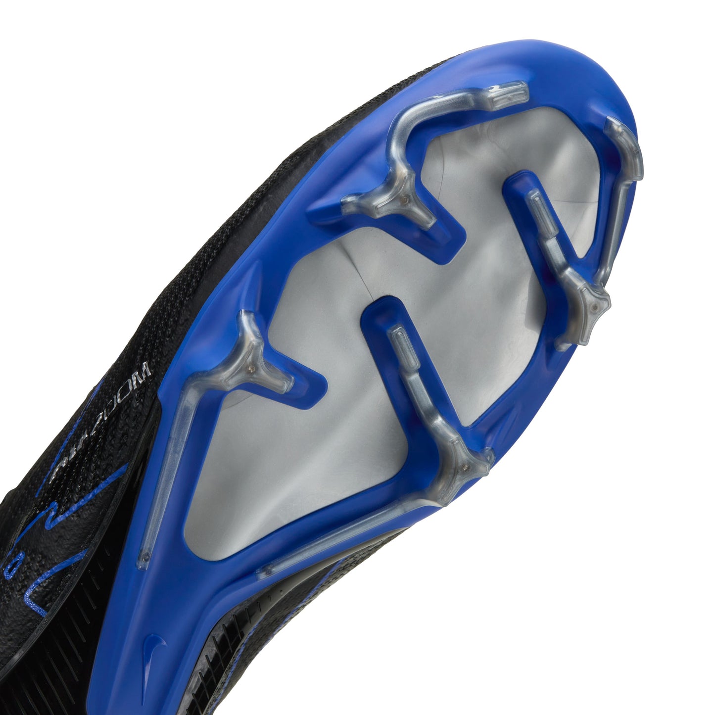Nike Zoom Mercurial Vapor 15 Pro FG Soccer Cleats Black Blue
