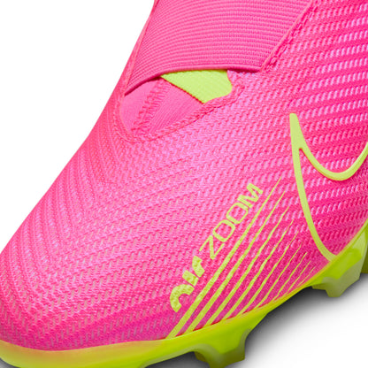 Nike Jr. Zoom Mercurial Superfly 9 Pro FG Youth Soccer Cleats Pink