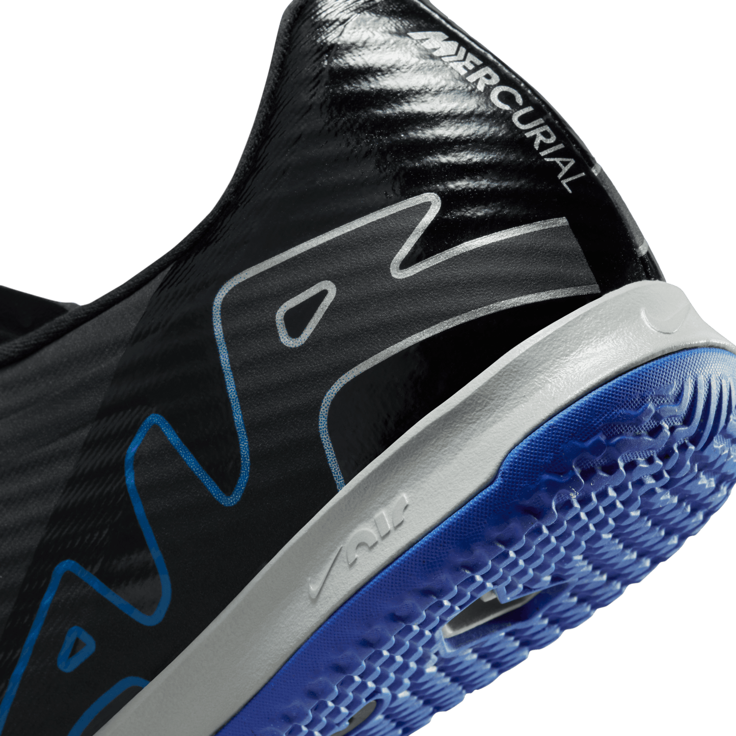 Nike Zoom Vapor 15 Academy IC Black Blue Chrome