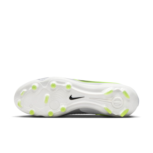 Nike Tiempo Legend 10 Pro FG Metallic Silver Black Volt