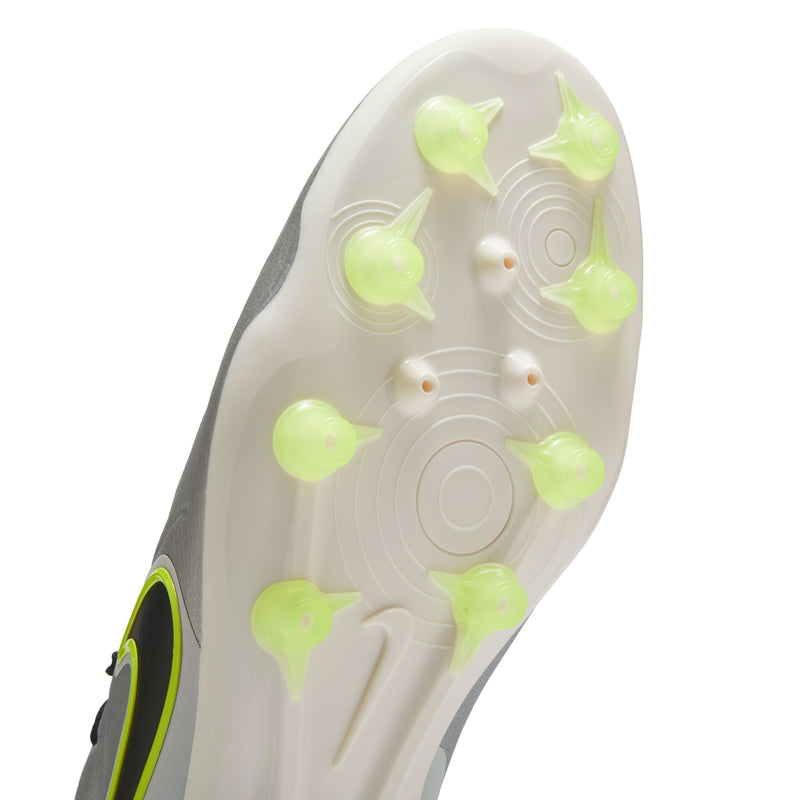 Load image into Gallery viewer, Nike Tiempo Legend 10 Pro AG Metallic Silver Black Volt
