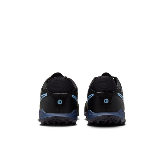 Nike Tiempo Legend 10 Academy TF Turf Soccer Shoes Black Sky Blue
