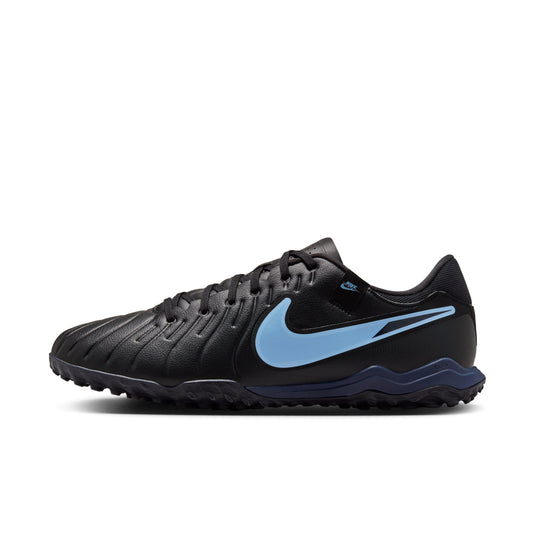 Nike Tiempo Legend 10 Academy TF Turf Soccer Shoes Black Sky Blue