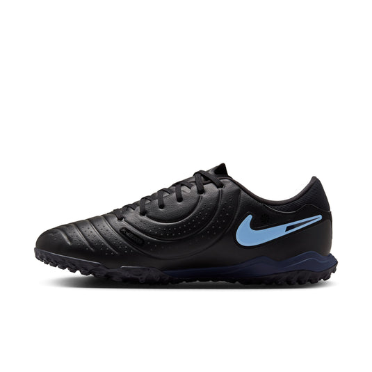 Nike Tiempo Legend 10 Academy TF Turf Soccer Shoes Black Sky Blue