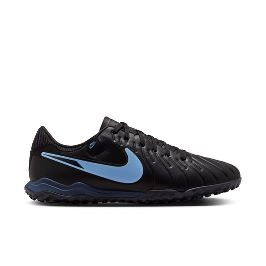 Nike Tiempo Legend 10 Academy TF Turf Soccer Shoes Black Sky Blue