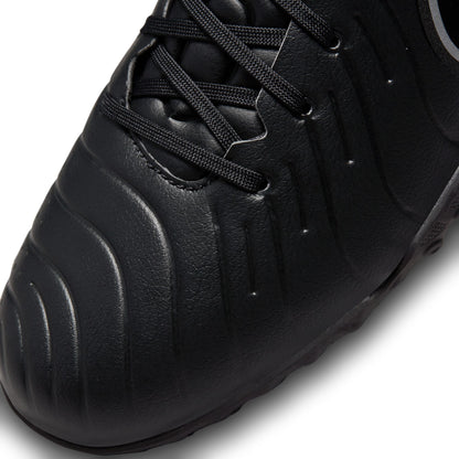 Nike Tiempo Legend 10 Academy TF Turf Soccer Shoes Black Chrome Blue