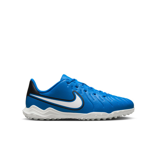 Nike Jr. Tiempo Legend 10 Club Blue Turf Soccer Shoes