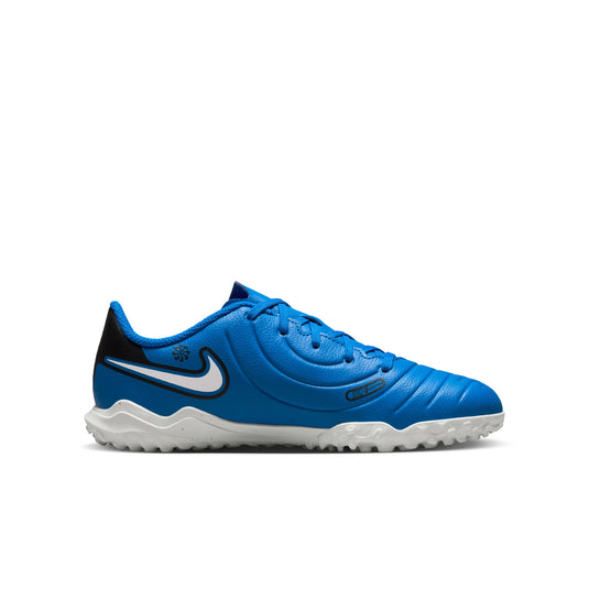 Nike Jr. Tiempo Legend 10 Club Blue Turf Soccer Shoes