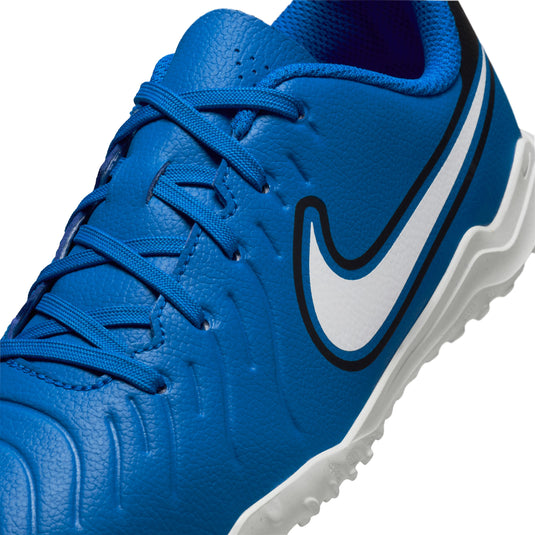 Nike Jr. Tiempo Legend 10 Club Blue Turf Soccer Shoes