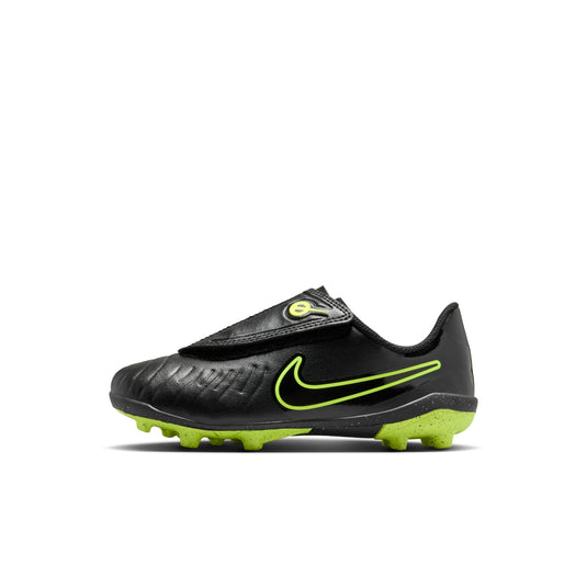 Nike Jr. Tiempo Legend 10 Club Black Velcro Soccer Cleats