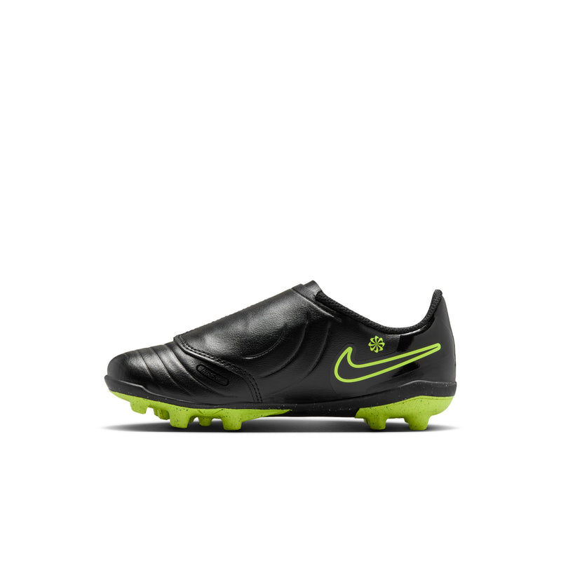 Load image into Gallery viewer, Nike Jr. Tiempo Legend 10 Club Black Velcro Soccer Cleats
