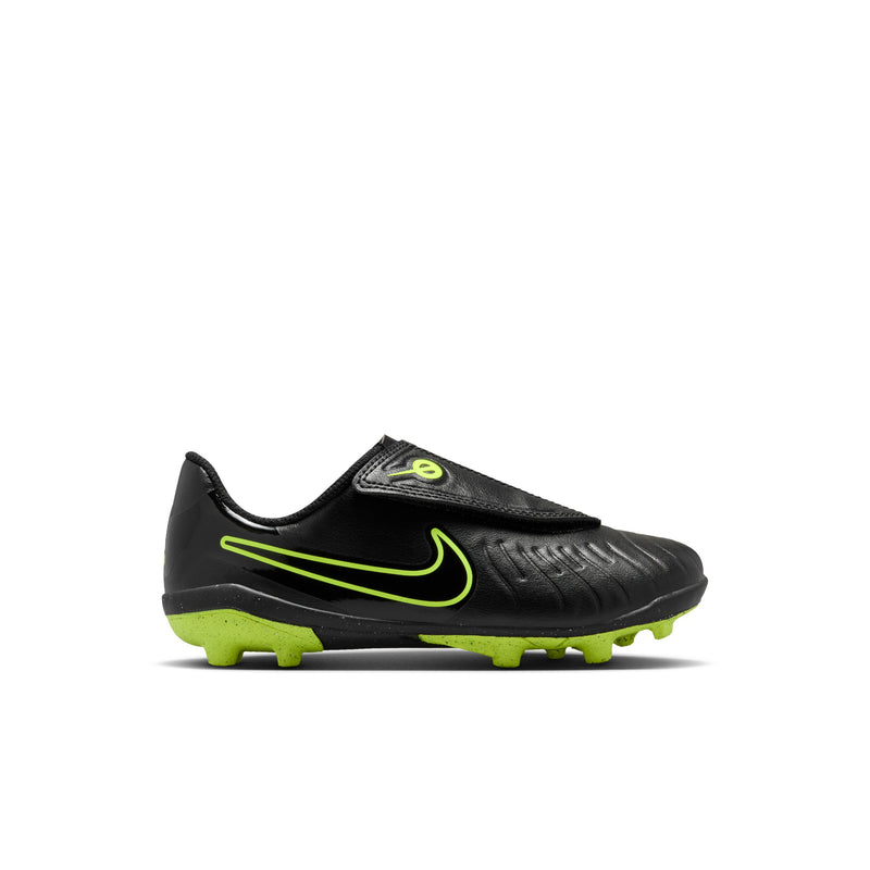 Load image into Gallery viewer, Nike Jr. Tiempo Legend 10 Club Black Velcro Soccer Cleats
