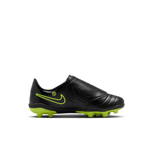 Nike Jr. Tiempo Legend 10 Club Black Velcro Soccer Cleats