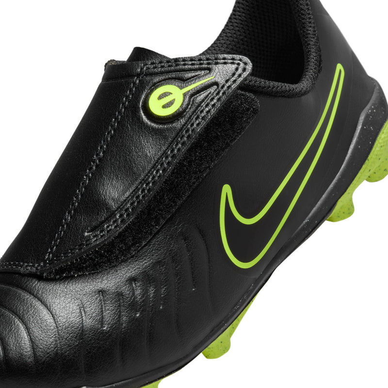 Load image into Gallery viewer, Nike Jr. Tiempo Legend 10 Club Black Velcro Soccer Cleats
