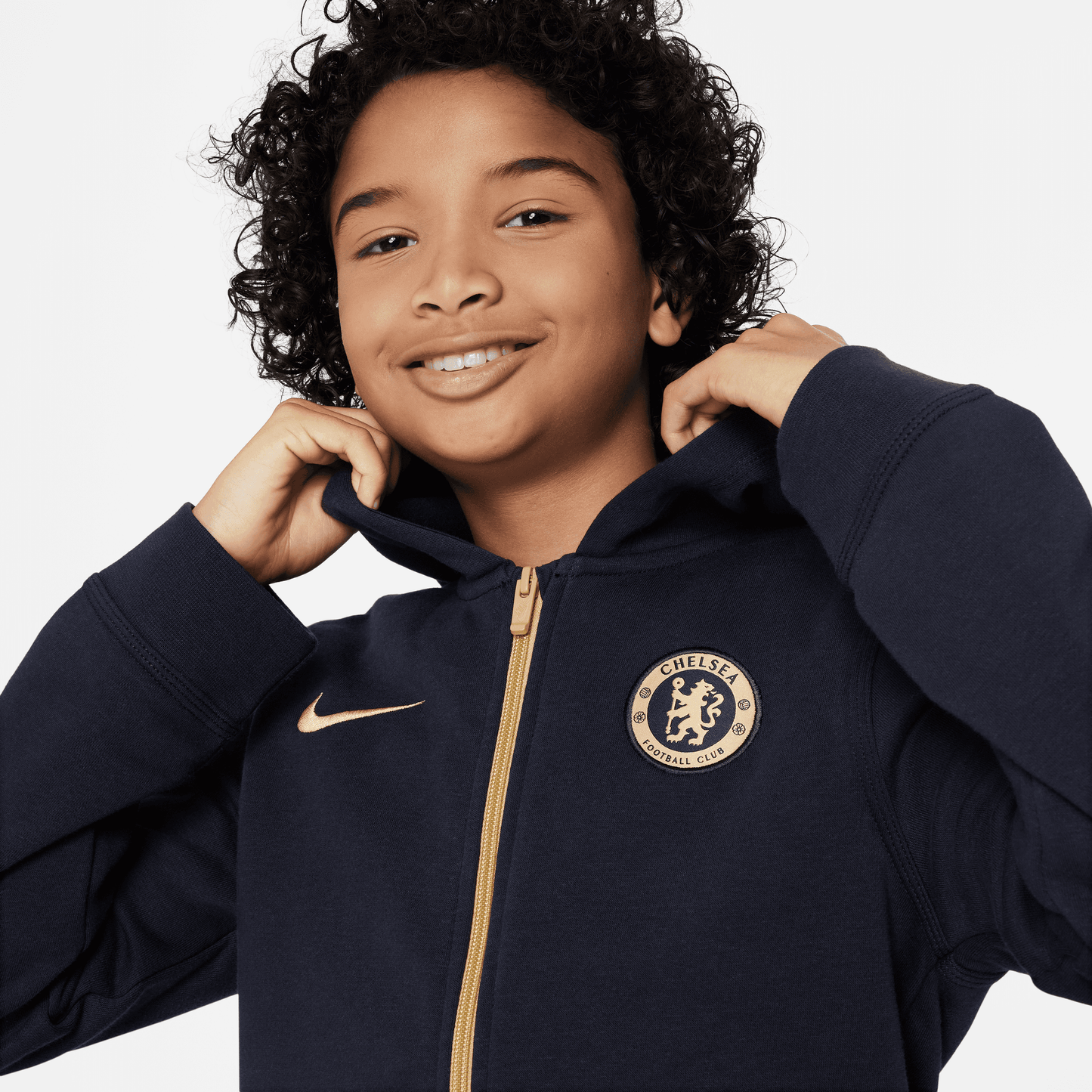 Nike Youth Chelsea FC Club Fleece Blue Gold