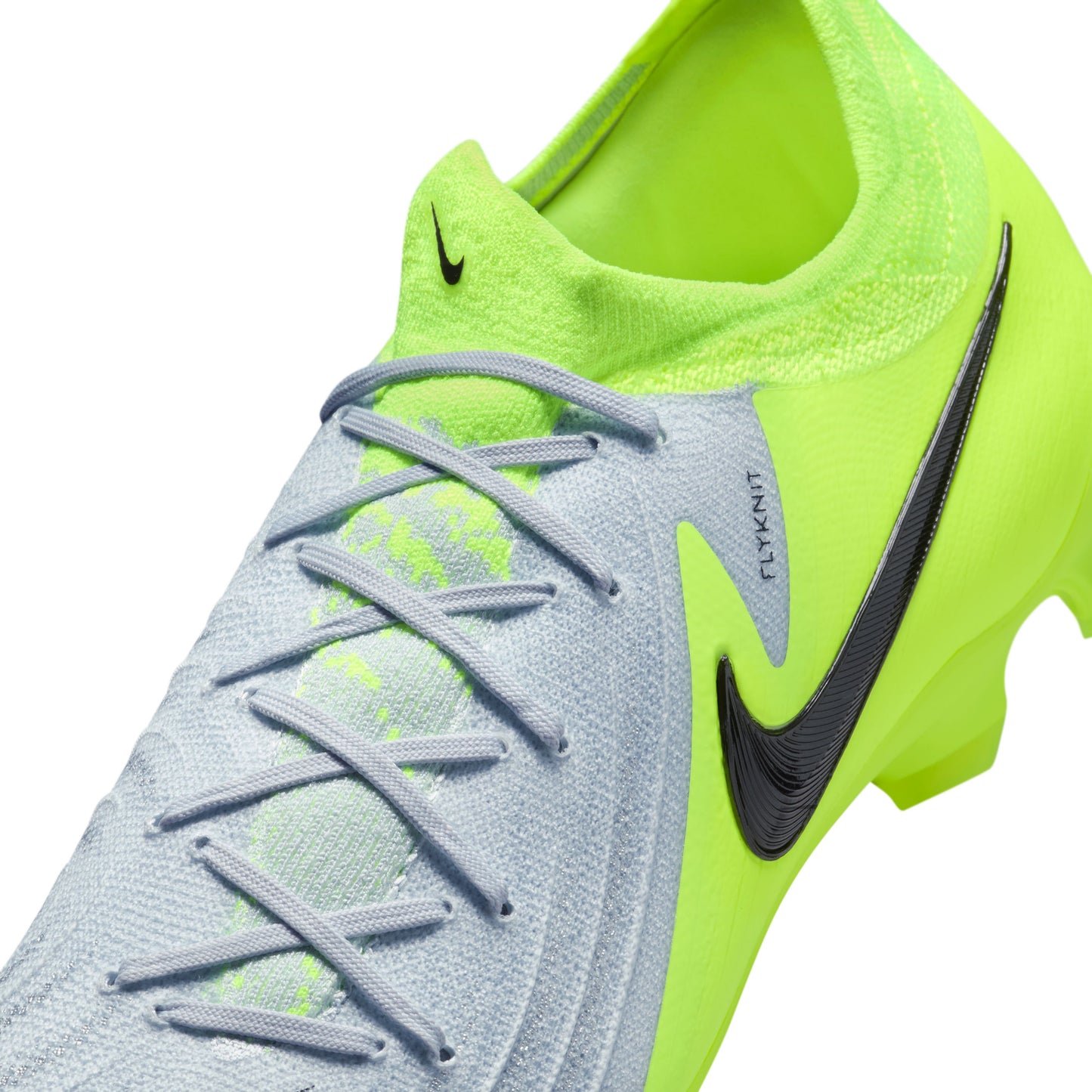 Nike Phantom GX 2 Pro FG Low-Top Soccer Cleats Metalic Silver Volt Black