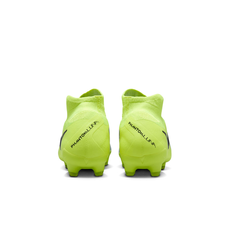 Load image into Gallery viewer, Nike Phantom Luna 2 Pro FG High-Top Soccer Cleats Metallic Silver Black Volt
