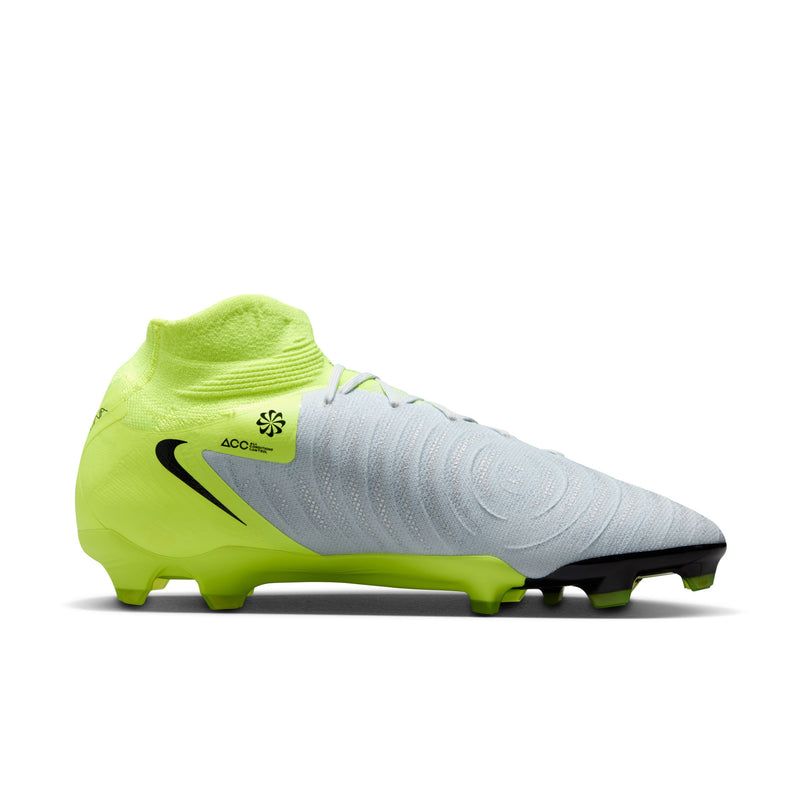 Load image into Gallery viewer, Nike Phantom Luna 2 Pro FG High-Top Soccer Cleats Metallic Silver Black Volt
