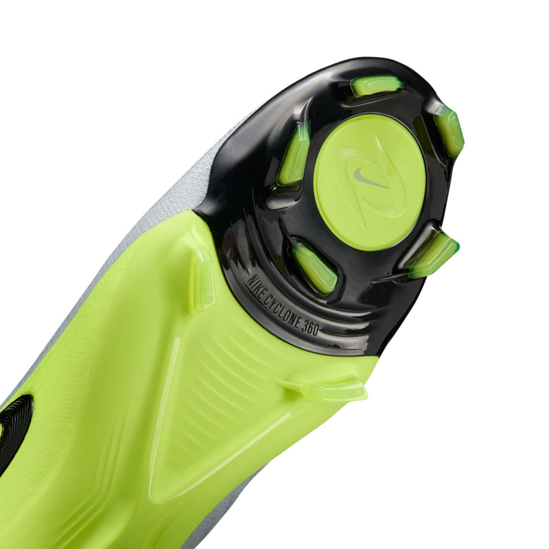 Load image into Gallery viewer, Nike Phantom Luna 2 Pro FG High-Top Soccer Cleats Metallic Silver Black Volt

