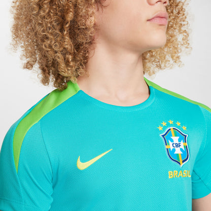 Nike Youth Brazil Strike Pre-Match Jersey Aqua Blue Green