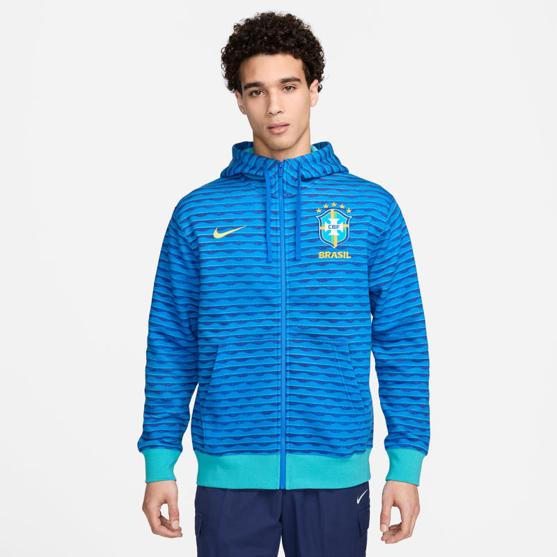 Load image into Gallery viewer, Nike Brazil Men's NSW Club Full-Zip Hoodie
