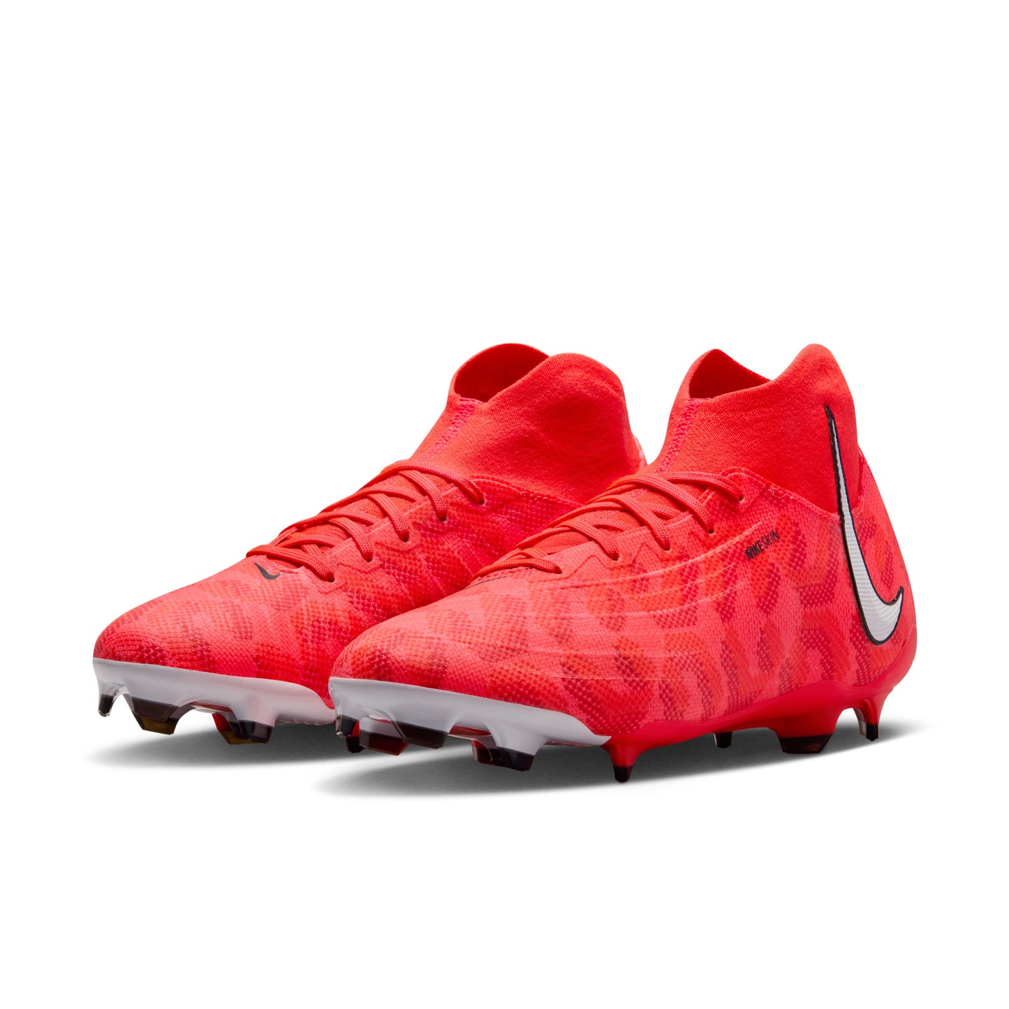 Nike Phantom Luna FG Soccer Cleats Crimson White